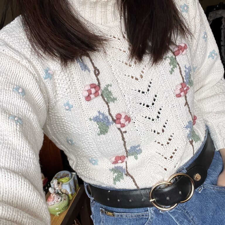 Cream vintage sweater